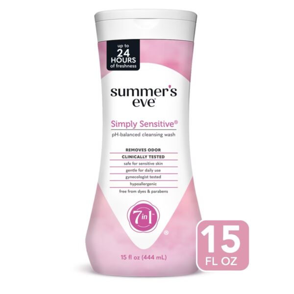 Summer's Eve Simply Sensitive Feminine Cleansing Wash