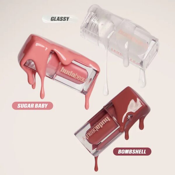 HUDA BEAUTY Mini Glossiest Lip Gloss Set - Image 3