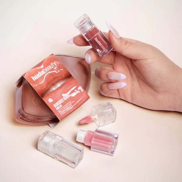 HUDA BEAUTY Mini Glossiest Lip Gloss Set - Image 4