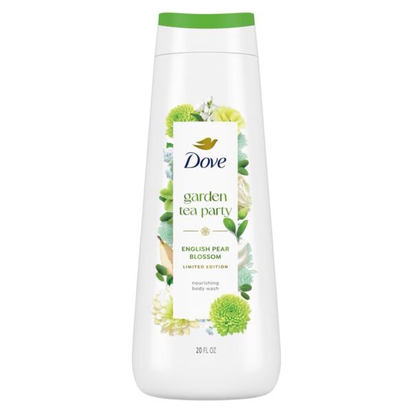 Dove Beauty Garden Tea Party Body Wash - English Pear Blossom - Limited Edition - 20 fl oz