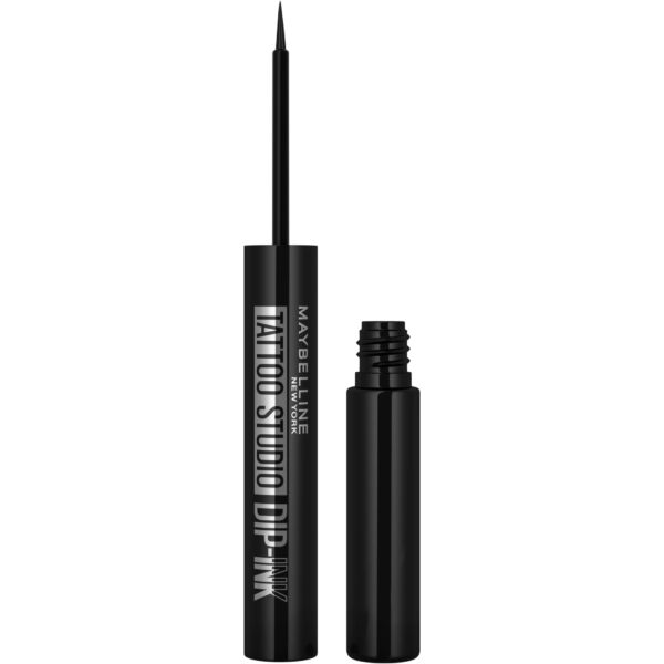 Maybelline Tattoo Studio Dip-Ink Liquid Eyeliner, Black Track, 0.06 fl oz