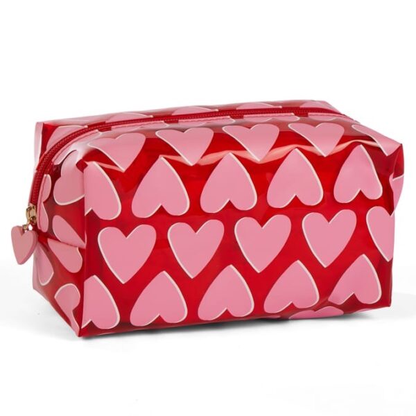 Hearts Cosmetic Bag