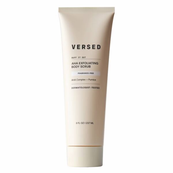 Versed Buff It Out AHA Unscented Exfoliating Body Scrub - 8 fl oz