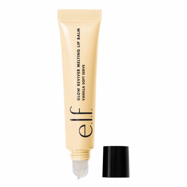e.l.f. Glow Reviver Melting Lip Balm - Vanilla Soft Serve (Clear) - 0.52oz