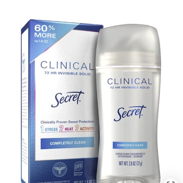 Secret Clinical Strength Invisible Solid Antiperspirant Deodorant
